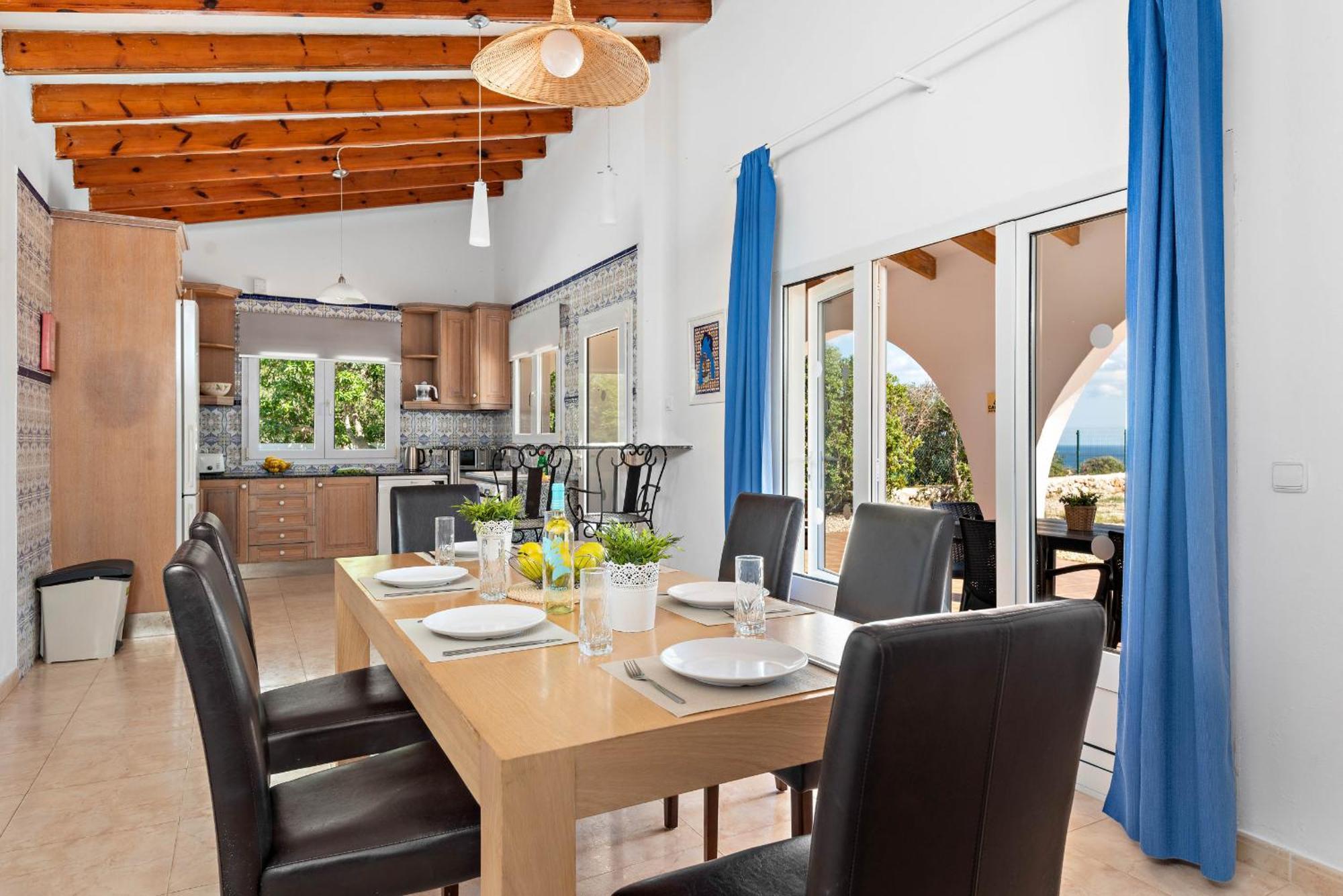 Villa Panorama Cala En Porter  객실 사진