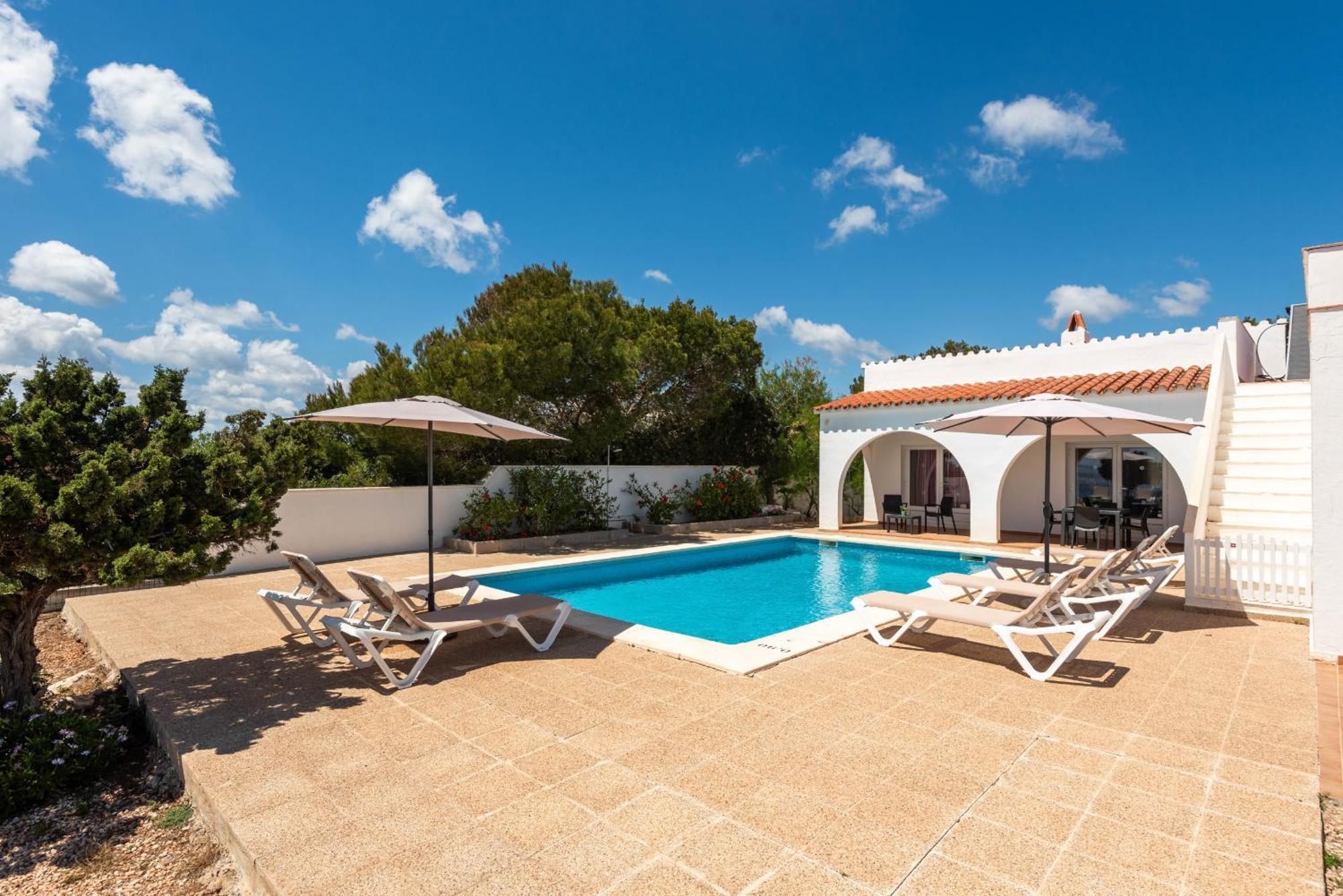 Villa Panorama Cala En Porter  객실 사진
